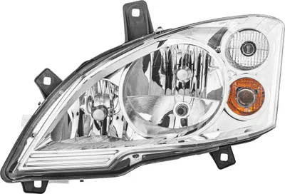 Zdjęcie produktu dla Reflektor główny lewy halogenowy H7/H7/H7 HELLA do Mercedes-Benz Vito/Mixto Box