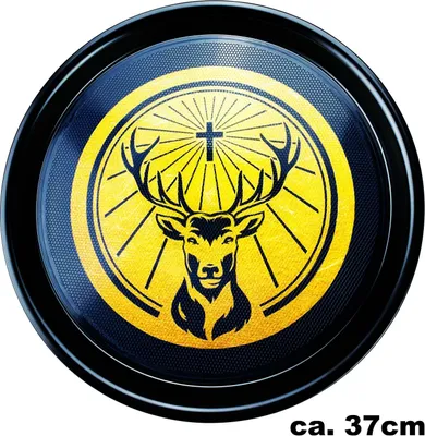 Produktbild von Jägermeister Tablett Serviertablett Kellnertablett Gummiert ca. 37cm