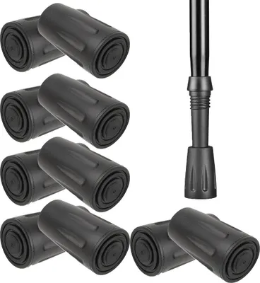 Produktbild von Vitolog 10x Gumowe Końcówki na Kijki do Kijków Nordic Walking Okrągłe Nakładki do Kijów Trekkingowych Buciki Stopki 5 Par 3,5 cm x 2 cm