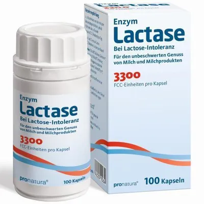 Immagine prodotto di Pro Natura Lattasi 3300 FCC 200 mg capsule, 100 capsule