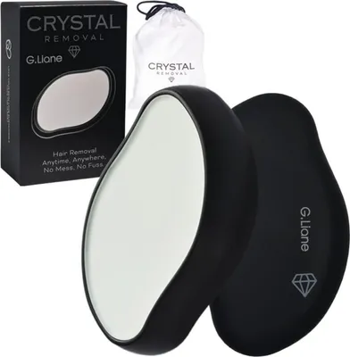 Image de Pierre de cristal épilatoire noire, dépilateur réutilisable indolore