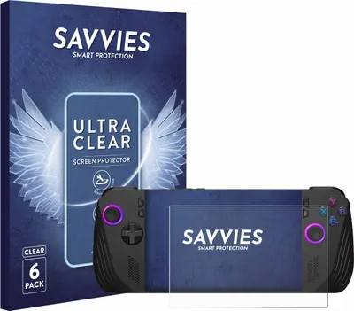 Produktbild von 6x Für ASUS ROG Ally X (2024) Schutzfolie Savvies Displayschutz Display Schutz Folie Klar Transparent