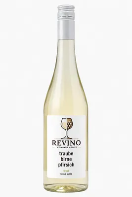 Produktbild von ReVino Weiß – Sommerwein mit Traube, Birne & Pfirsich | 7,5 % vol. 0,75 L Flasche,  FL:1 Flasche