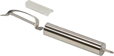 Produktbild von Kelomat Pendelschäler Edelstahl mit Ausstecher Silber