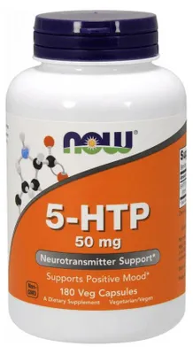 Produktbild von Now Foods 5-HTP 50mg (180) Standard - Vitamine,  Mineralien & Gesundheit - 5-HTP