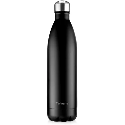 Produktbild von Isolierflasche - 1000 ml - schwarz | Culinaris