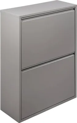 Immagine prodotto di Anukhatun - Pattumiera, 60x25x93h cm Grigio, Capacità 72 (18 per Secchio)