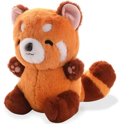 Plüsch-Roter Panda 23 cm, kuschelig, weich, Kawaii-Deko