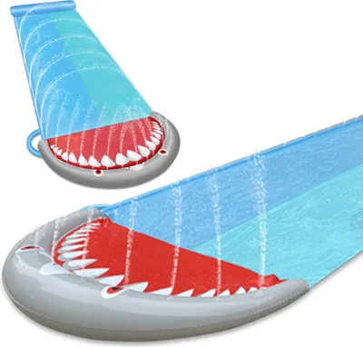 Produktbild von Aopunly Wasserrutsche im Freien für Kinder Kinderspaß Wasserrutsche mit Sprühsystem Wasserspaß 550x145cm