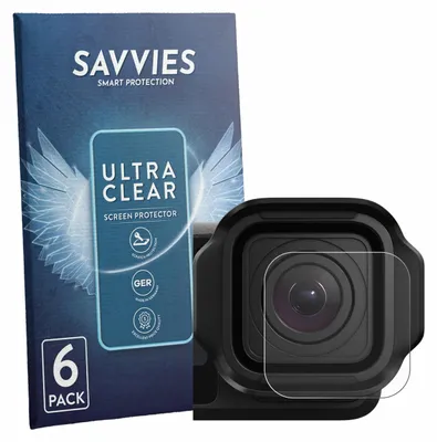 Produktbild von 6x Für GoPro Mission 1 Pro (Linse) Schutzfolie Savvies Displayschutz Display Schutz Folie Klar Transparent