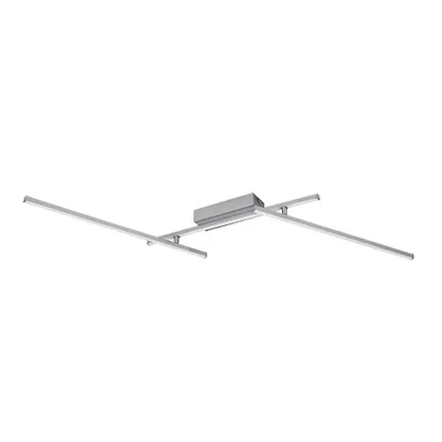 Image de Plafonnier LED 24W couleur argent 71019 Negan Rabalux