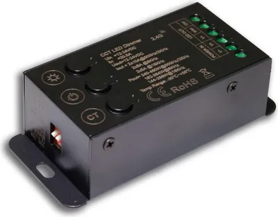 Produktbild von ISOLED Sys-Pro Funk Mesh Multi-PWM CCT-Dimmer mit Bedientasten, 2 Kanal, 12-24V DC 12-20A