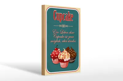 Produktbild von Holzschild Spruch 20x30cm Leben ohne ist möglich sinnlos