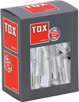 Immagine prodotto di TOX 016260101 TOX TRI 12/76 016260101 Universaldübel Ø 12 mm x 76 mm, 25 St.