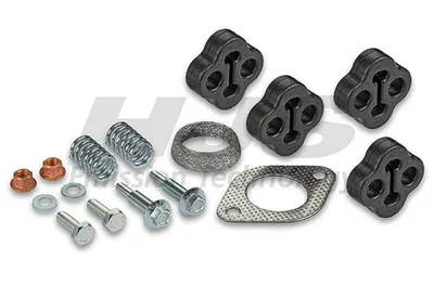 Produktbild von HJS 82 46 8254 Montagesatz Auspuffanlage Abgasanlage für SUBARU IMPREZA Stufenheck (GD) IMPREZA Station Wagon (GG) IMPREZA Stufenheck (GC)