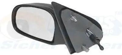 Produktbild von VAN WEZEL 0950813 Außenspiegel Seitenspiegel Links für CITROËN SAXO (S0, S1) Konvex Teilgrundiert