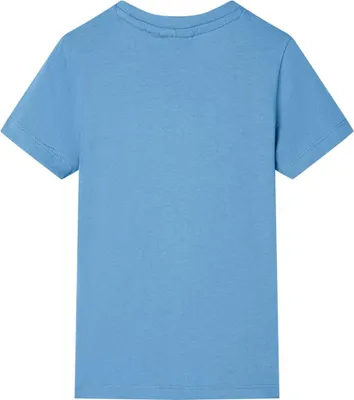 Produktbild von vidaXL Kinder-T-Shirt Mittelblau 116