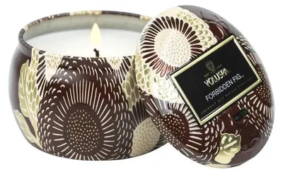 Productafbeelding van Voluspa Japonica Forbidden Fig Mini Tin, geurkaars, 113g