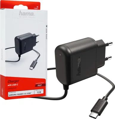Produktbild von Rýchla nabíjačka USB-C 3A 15W čierna