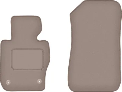 Image de Tapis de sol en velours pour BMW 3 E91 xDrive break, touring (2004-2011) - tapis de sol avant LUX beige (2 pièces)