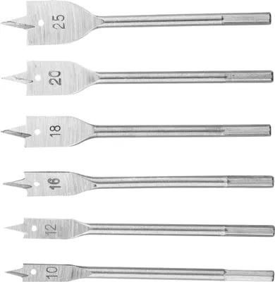 Immagine prodotto di Top Tools Punte per legno a vanga, set di 6 pezzi.