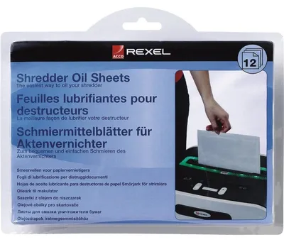 Produktbild von Rexel Ölblätter für Aktenvernichter (12)