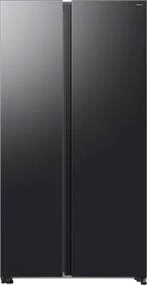 Produktbild von Samsung RS70F65QEFEF Side by Side Kühl-Gefrier-Kombination Black Steel