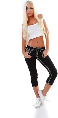 Productafbeelding van OSAB 77101 Fashion: Damesjeans, hotpants, denim shorts, korte broek, hotpants, hoge taille