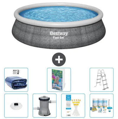 Immagine prodotto di Bestway Fast Set, piscina rotonda - 457x107 cm - 6 pezzi, modello S402