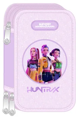 Zdjęcie produktu dla Safta K-pop, "Demon Hunters", kultowy model "Mäppchen", kolor różowy. Dla mężczyzn, jeden rozmiar