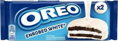 Zdjęcie produktu dla Oreo Ciasteczka Enrobed Cookies White Kakaowe z Kremem Waniliowym  41g