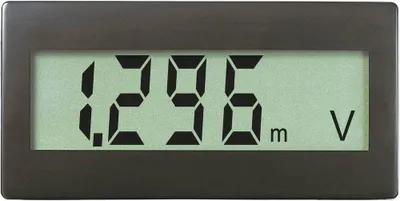 Produktbild von VOLTCRAFT DVM330G Digitales Einbaumessgerät 0 - 199.9 mV (beliebig erweiterbar durch Vorschalten von Widerständen)