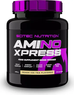 Zdjęcie produktu dla Scitec Nutrition Ami-NO Xpress 440g Pfirisch-Eistee