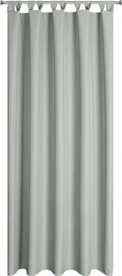 Produktbild von Eurofirany Garten Vorhang Schlaufen Wasserdicht silber 260 cm x 155 cm