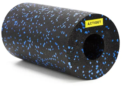 Productafbeelding van Foamroller | Foam Roller | Medium Hardheid | 29,5 cm | Zwart/Blauw
