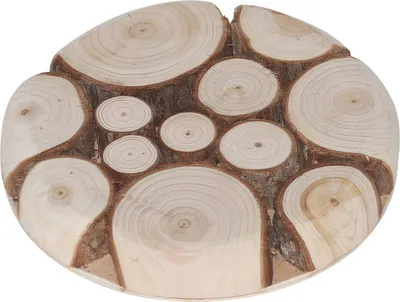 Produktbild von Holzserviermatte WoodSlice M, ø 20 cm