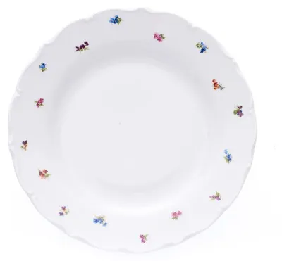 Produktbild von Flacher Teller, tschechisches Porzellan, Verona, 25 cm, Wurf, G. Benedikt
