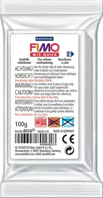 Produktbild von Modelliermasse Fimo Mix Quick Knethilfe Packung mit 10 Stück