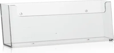Produktbild von DL 1/3 A4 Prospekthalter / Querformat (Wand)