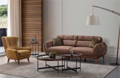 Produktbild von Stilvolle Wohnzimmer Polstergarnitur Designer Couchgarnitur 3+1 Set