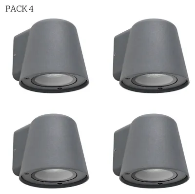 Produktbild von LEDS C4 Cone Außenleuchte - 3,3 W, 448 lm, IP65, Schwarz