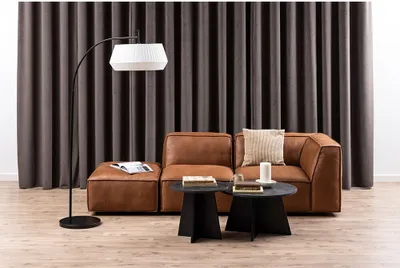 Produktbild von Smuk Beistelltisch Ø 50 cm Warner Marmor Schwarz
