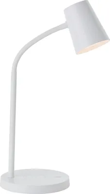 Image de Brilliant G93098/05 Illa lampe de table avec chargeur à induction blanc