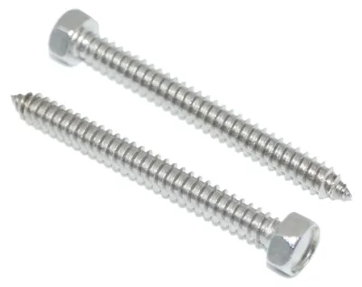 Obrázek produktu pro Šrouby Zeskant, nerezová ocel, 6,3 x 38 mm - 20 kusů