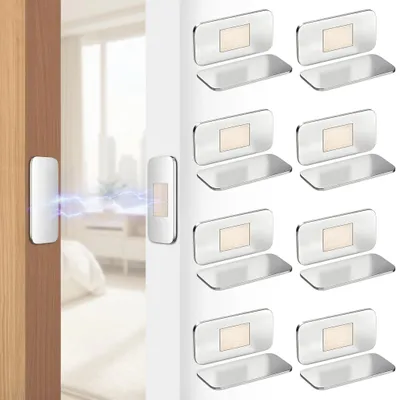 Zdjęcie produktu dla Magnesy do drzwi szafek, 8 sztuk, bardzo cienkie