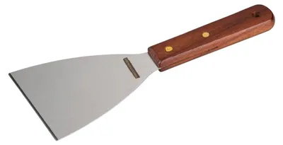 Spatel 10 cm, Edelstahl, Holzgriff, FSC-zertifiziert