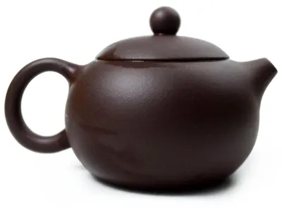 Produktbild von Teekanne 170 ml Yixing Xishi ZinI Ton mit Ballfilter für losen Tee, handgefertigt