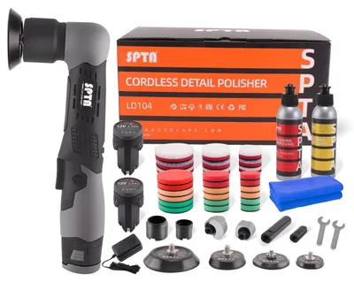 Productafbeelding van SPTA Mini-accu auto 12V, "Kratzer Killer" auto RO/DA accu, geschikt voor polijsten en schuren