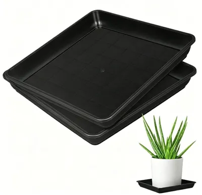 Immagine prodotto di Set di 2 vasi quadrati riutilizzabili, dimensioni 40 cm