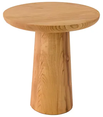 Zdjęcie produktu dla Brązowy drewniany stołek o eleganckim wyglądzie